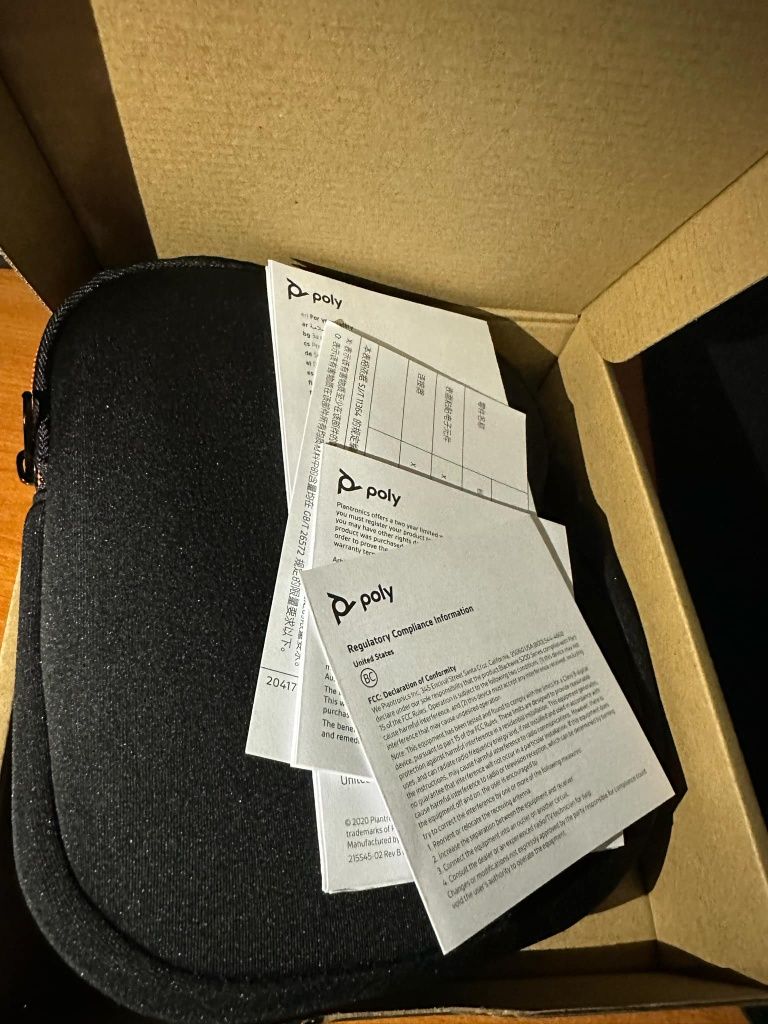 НОВО_Слушалки Poly Blackwire 5220