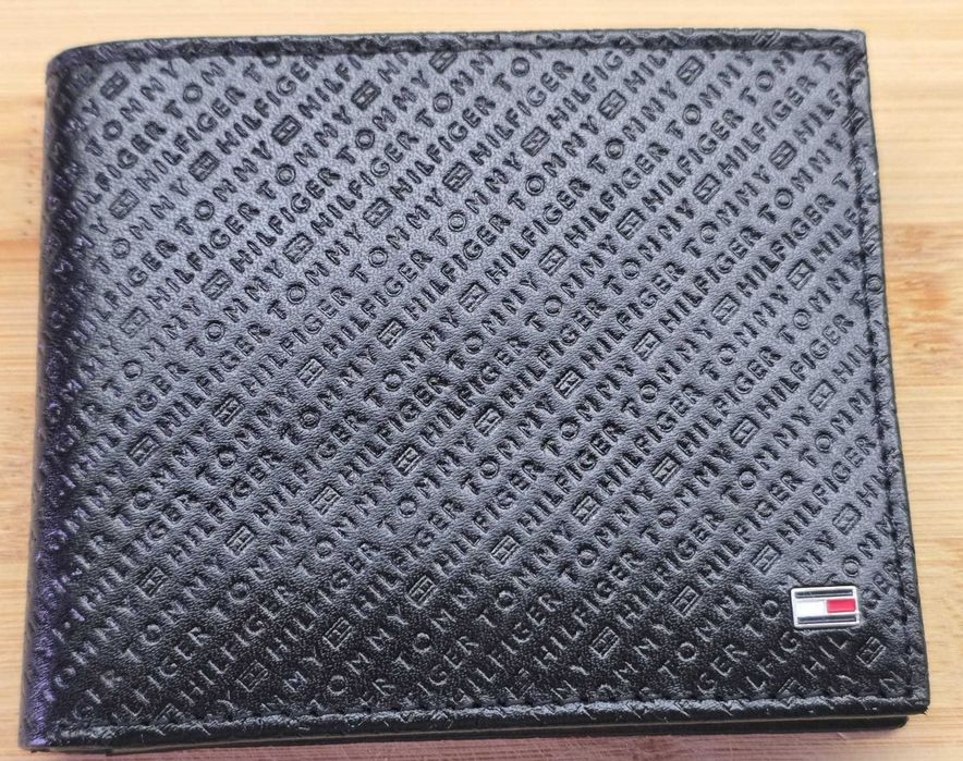 Portofel, portmoneu piele barbati Tommy Hilfinger, negru, RFID