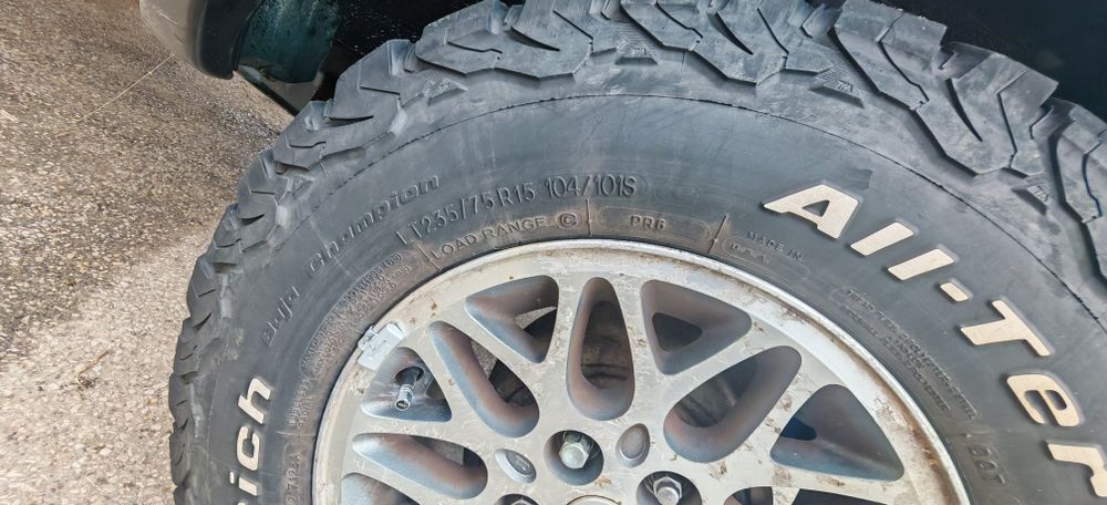 Продавам джанти 5х114 с гуми BF Goodrich 235/75/15
Цена: 900лв ЛС или