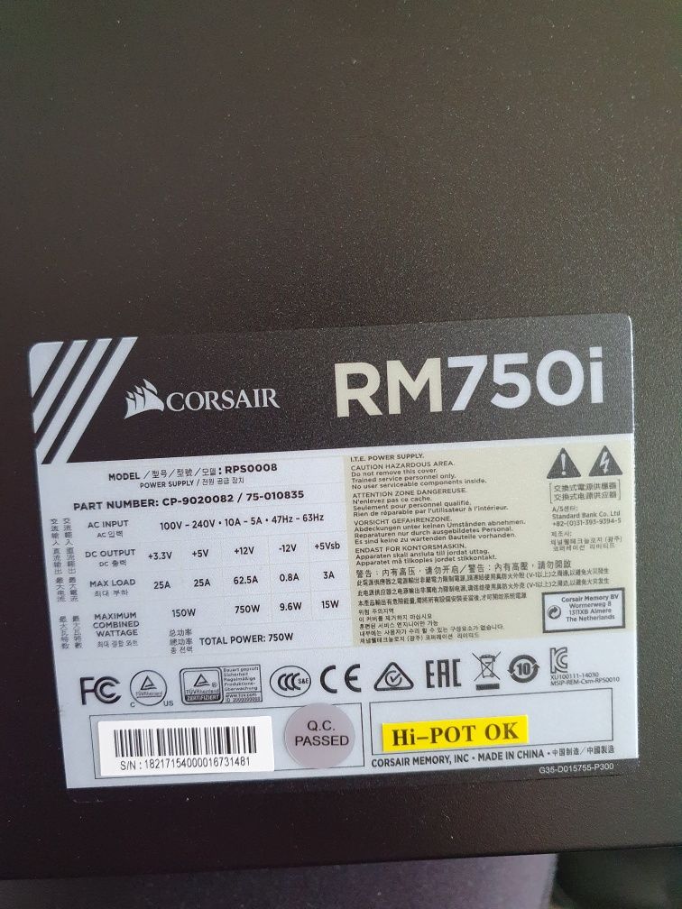 Sursa Corsair RM 750i