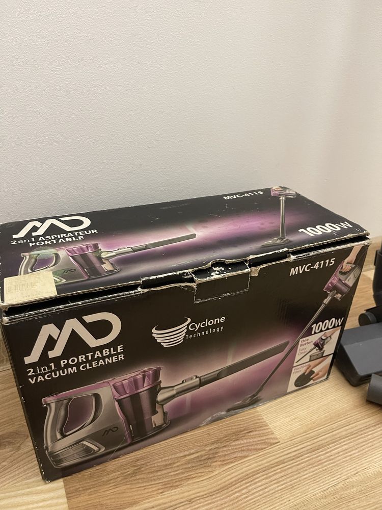 Aspirator portabil 2 in 1, ciclonic,puternic 1000W ,ideal casa si auto
