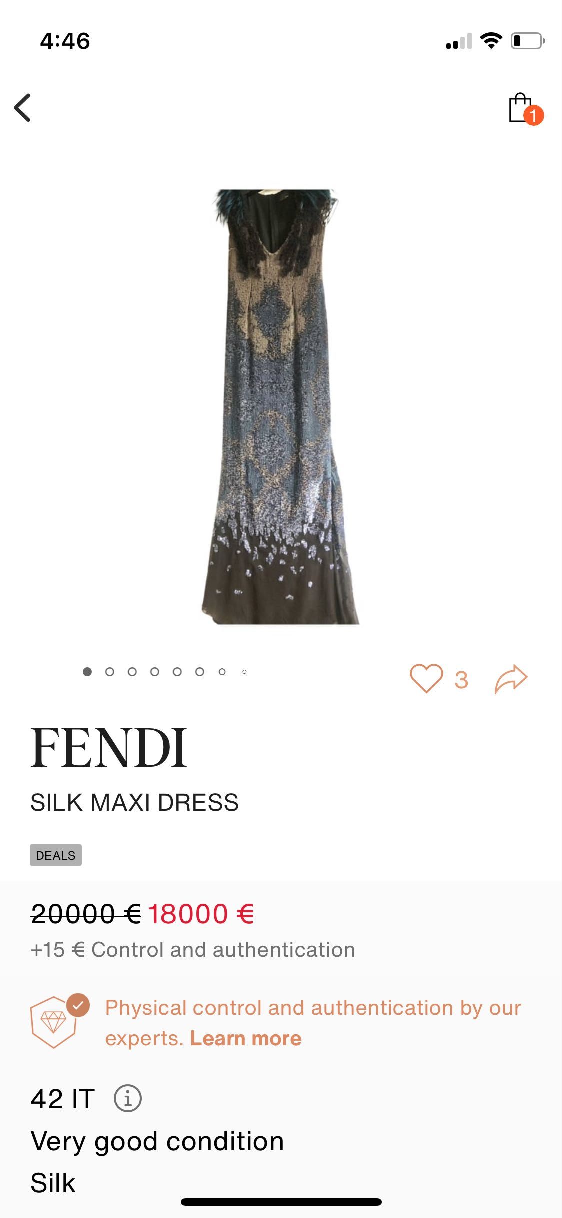 Rochie Fendi couture