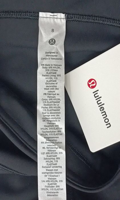 Lululemon Swift Speed High-Rise Crop Tights оригинален клин M спорт