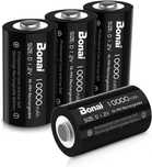BONAI Celule D reîncărcabile 10,000mAh 1.2V Ni-MH Baterie