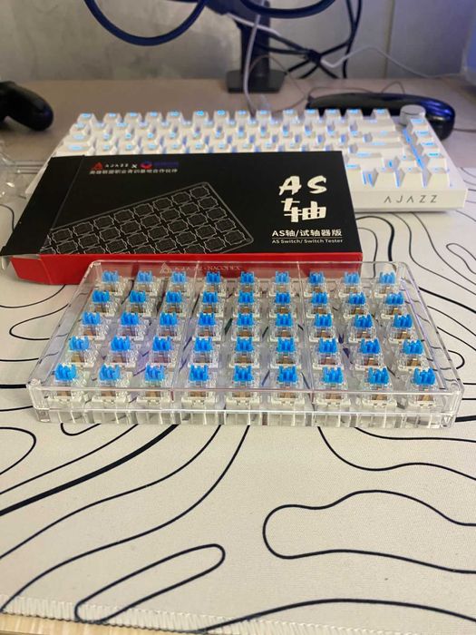 Механические свитчи AJazz Blue (45 шт) – отличное состояние