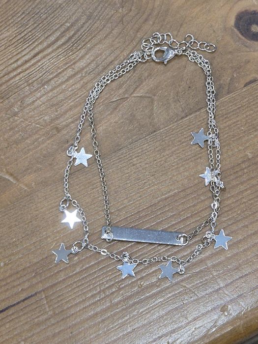 Колие с лилав кристал