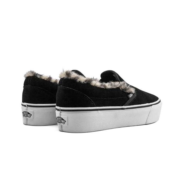 Vans Classic Slip-On Platform Fur Lining ОРИГИНАЛ дамски кецове 38/24