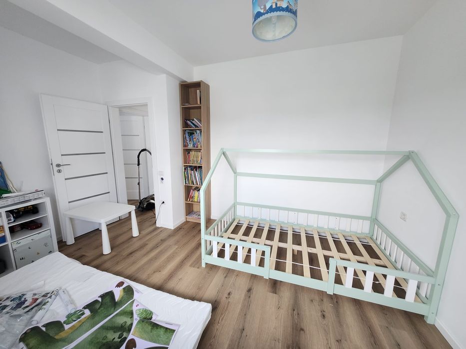 Pat montesori + saltea ortopedica