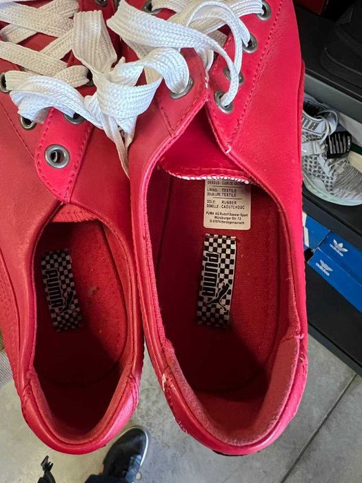 Puma 917 Low (pompeian red/white) 25.5 26 см