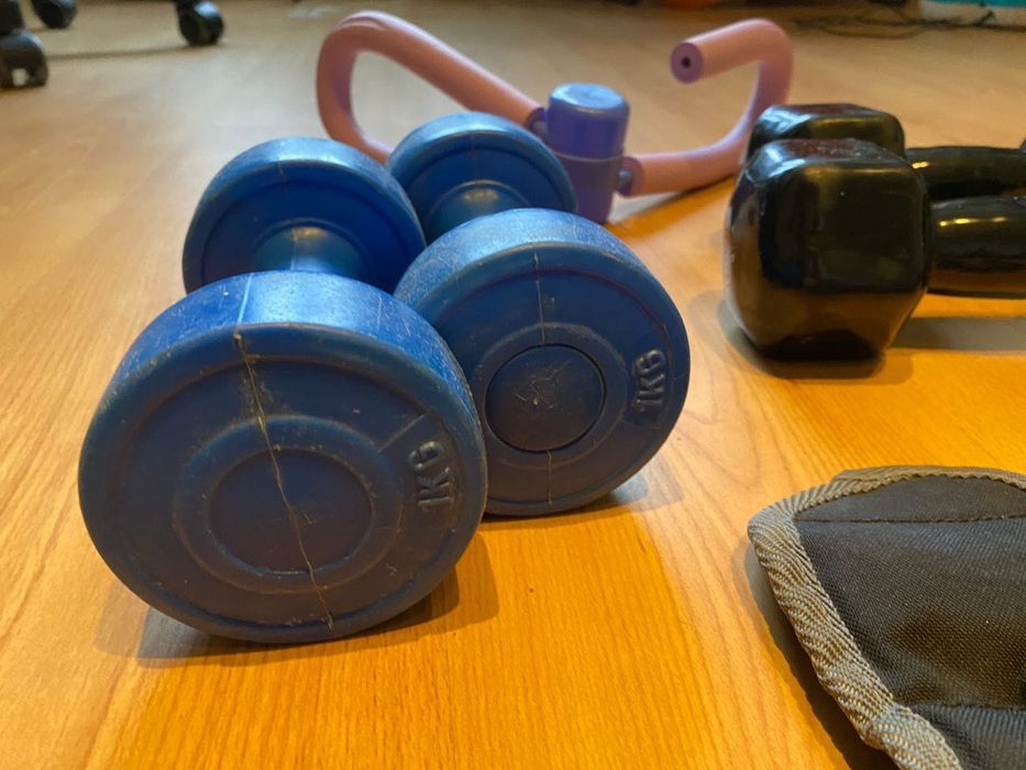 Гири + тежести за глезени/ръце – комплект