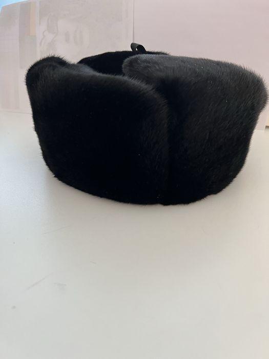 Шапка норковая мужская 62 размер новая