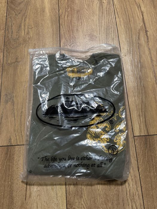 Corteiz Tiger Waffle Long-Sleeve 'Green'