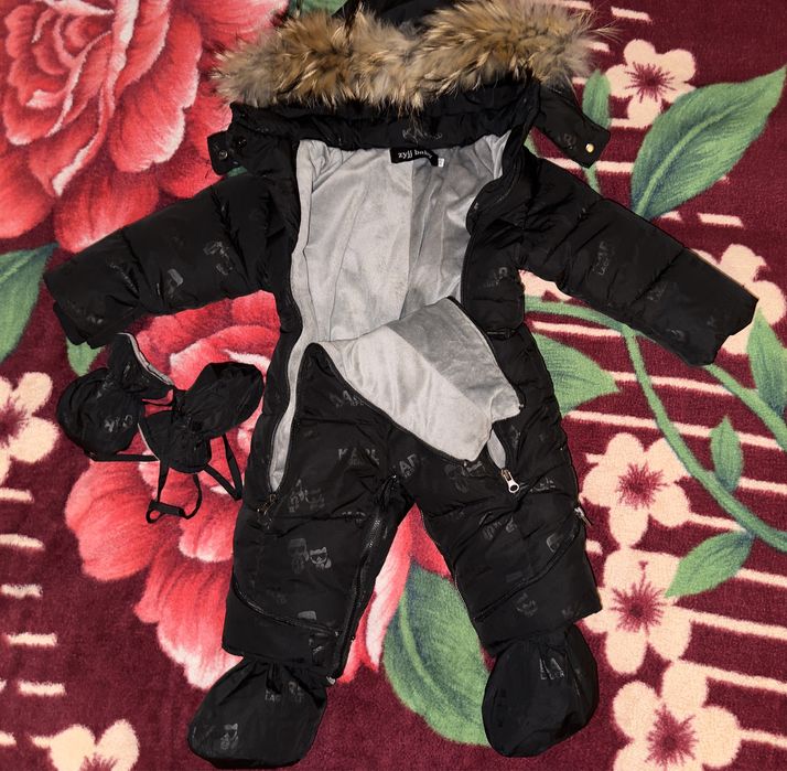 Зимний комбинезон-трансформер для малышей