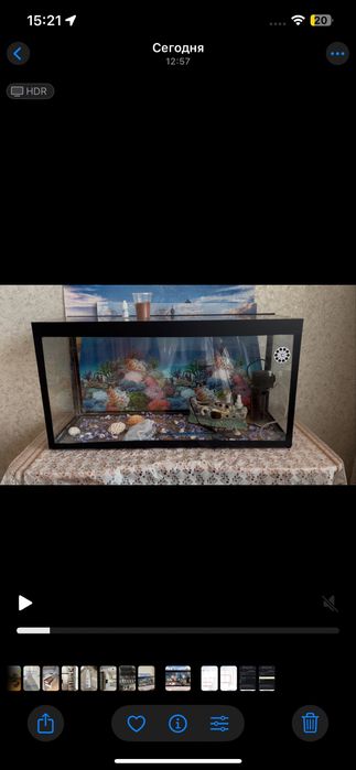 Продаю аквариум. Отличное состояние, использовался недолго.