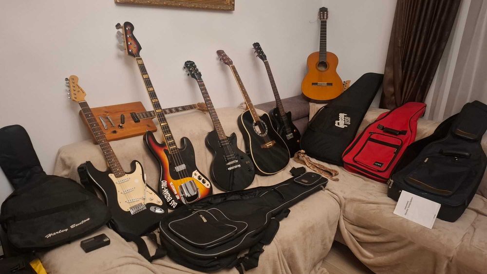 chitara electrica ibanez  fender squier combo chit marshall roland vox