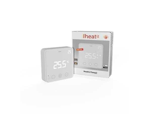 Termostat Heatit Z-Temp 2, Alb