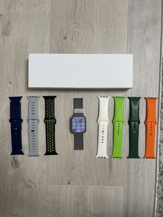 Apple Watch Seria 8 GPS 45mm Silver - Stare Impecabilă!