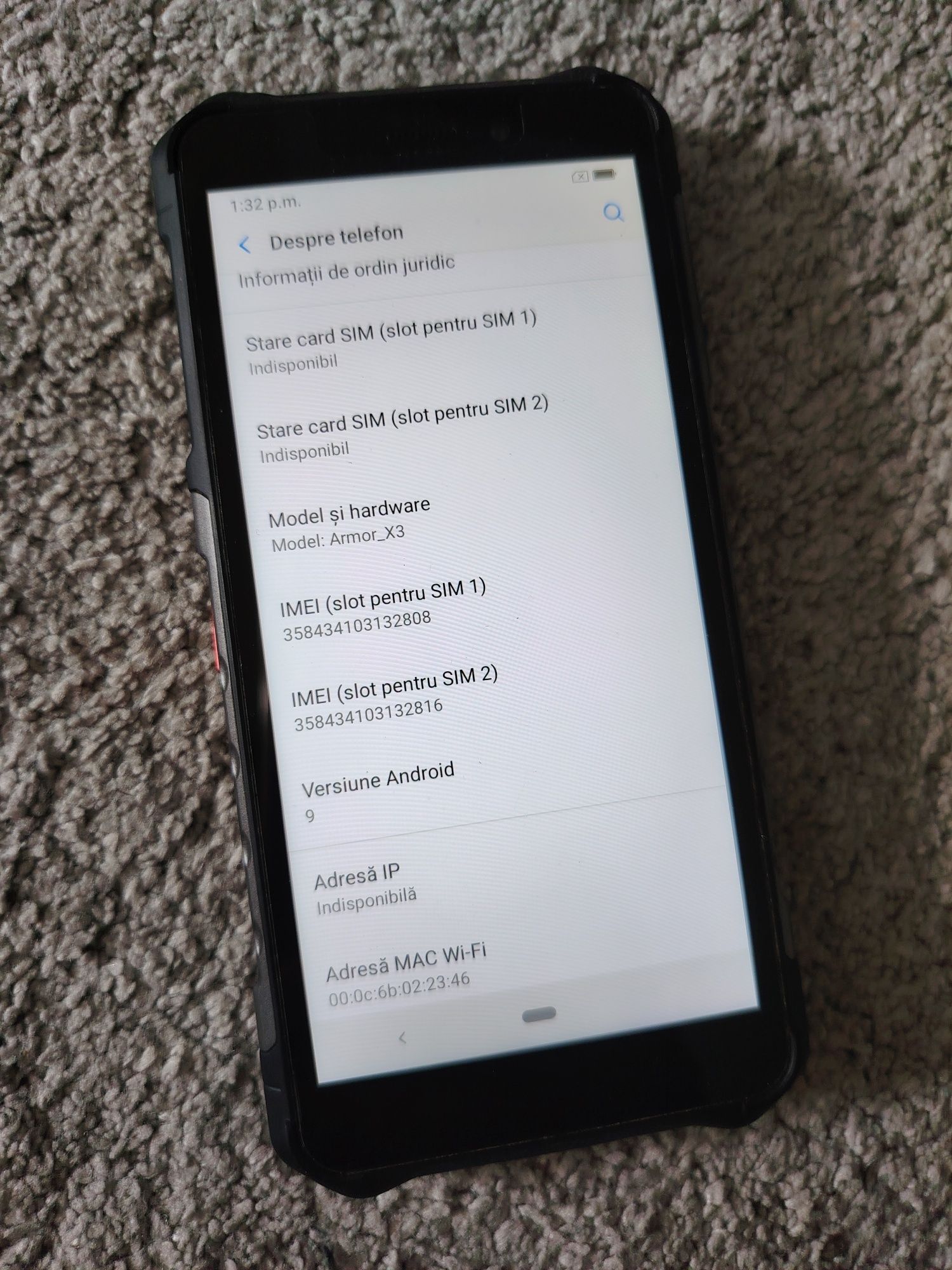 Ulefone Armor X3 Display Original 
Are Display Original
Android 9 merg
