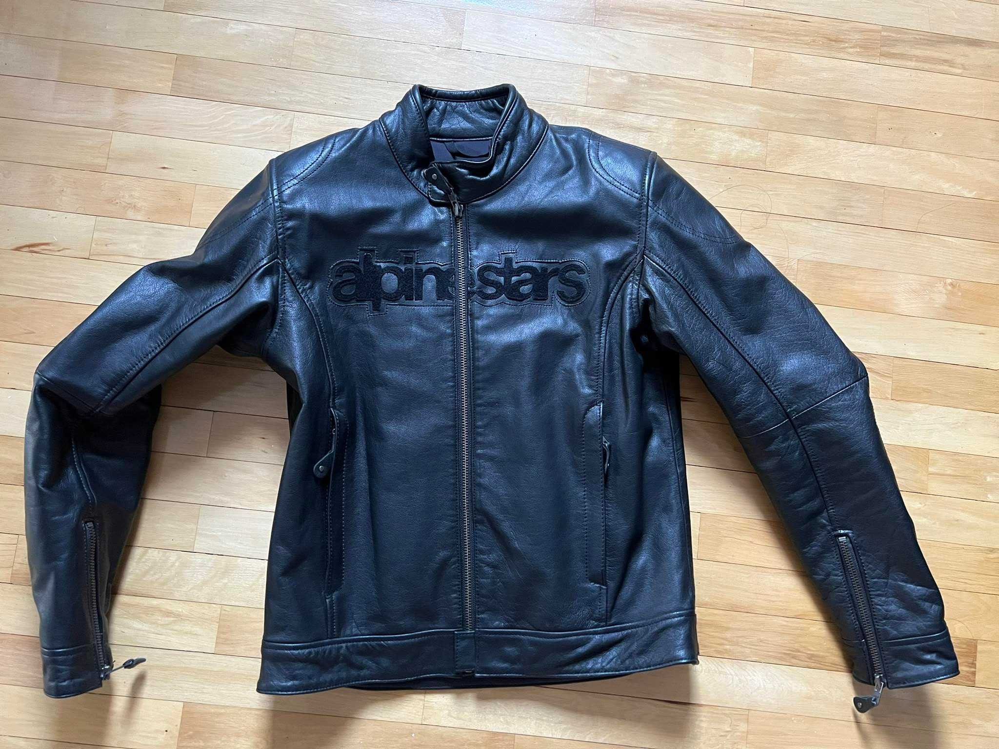 Alpinestars Huntsman кожено яке за мотор - черно - размер 48