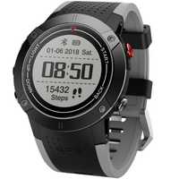 Smartwatch iUni DM18, Standby time 30 zile, GPS, BT, Gray