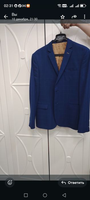 Мужской пиджак турецкий 52 р