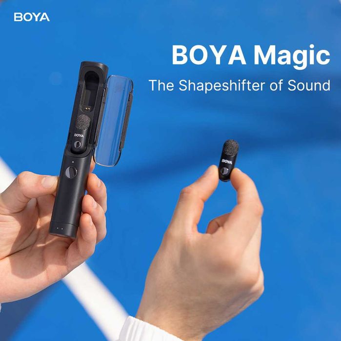 BOYA Magic — беспроводной микрофон с AI шумоподавлением. Есть доставка