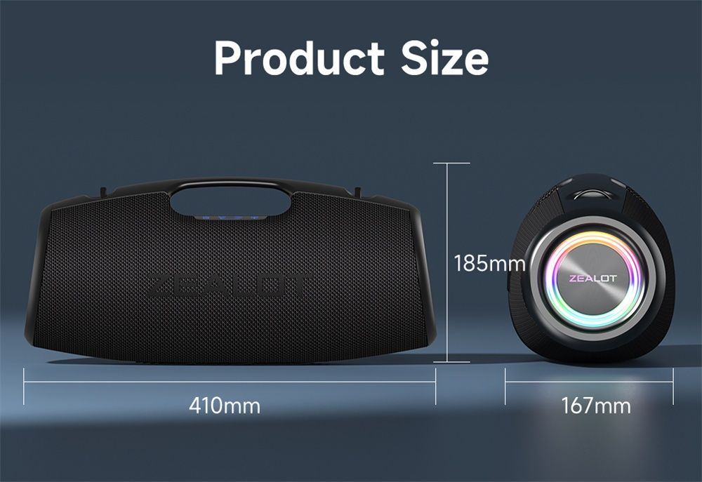 Zealot S78 120w boxa portabila 24000mah baterie