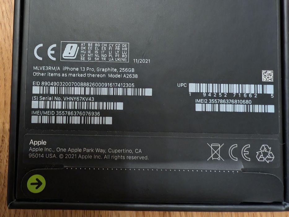 Vand iPhone 13 pro de 256 impecabil