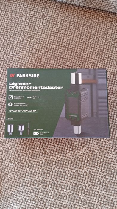 Adaptor dinamometric digital Parkside 40-200Nm