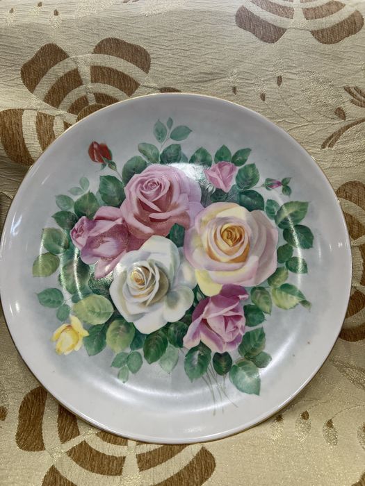 Тарелка авторская ссср . Живопись