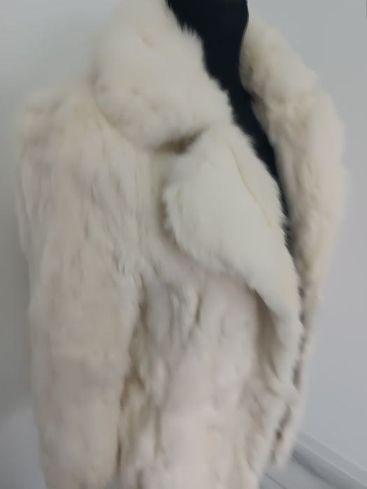 Blana naturala de iepure alb