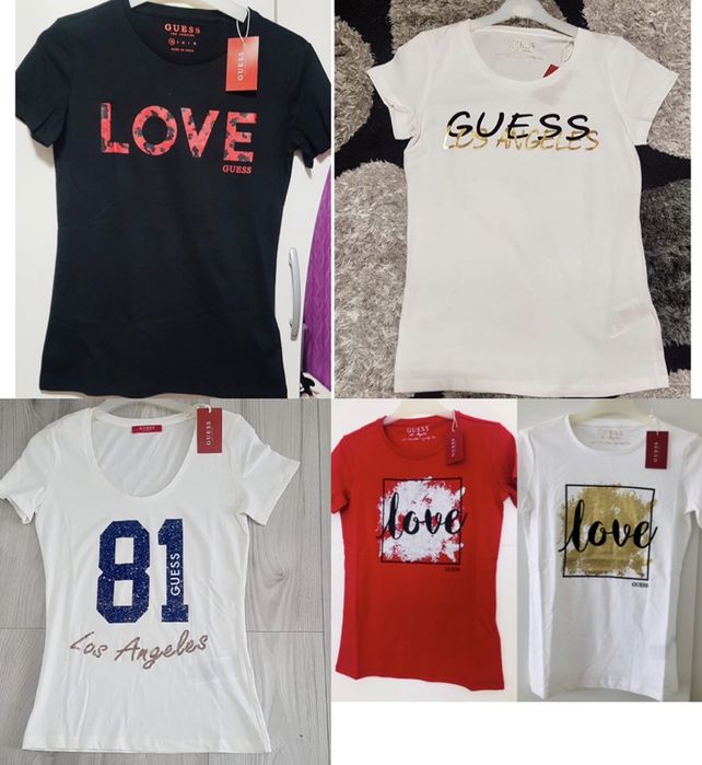 Tricouri Guess Noi Originale