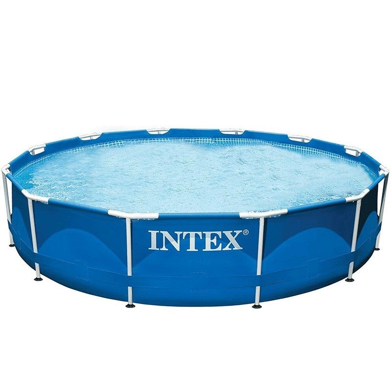 Продается круглый каркасный бассейн intex 3,66-76см