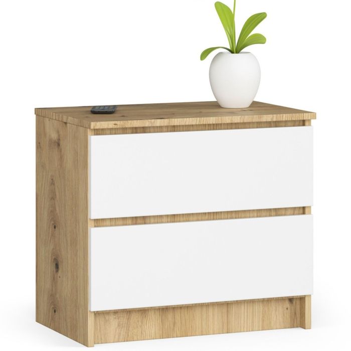 Noptieră cu 2 sertare AKORD 60cm