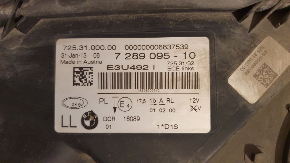 Far xenon modul droser calculator BMW 7 f01 f02 lci facelift