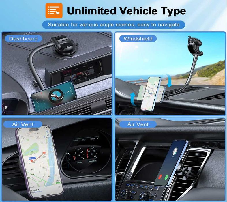 Suport auto OHLPRO universal, incarcare wireless