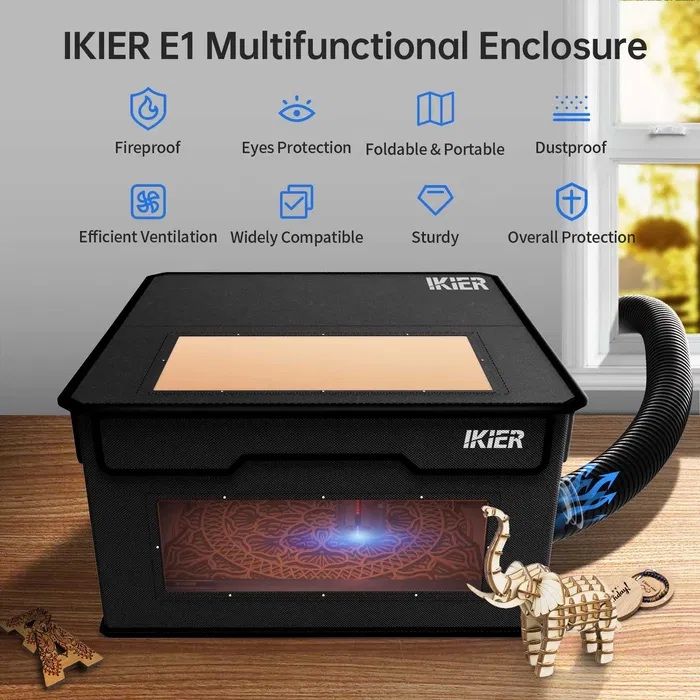 Лазер iKier K1 Pro Max: 48W/24W с аксесоари