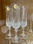Set 6 pahare Cristal d’Arques cristal autentic pentru sampanie
