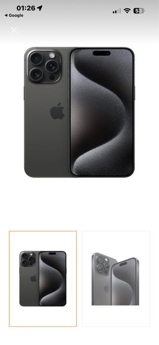 Iphon 15 pro max in perfecta stare