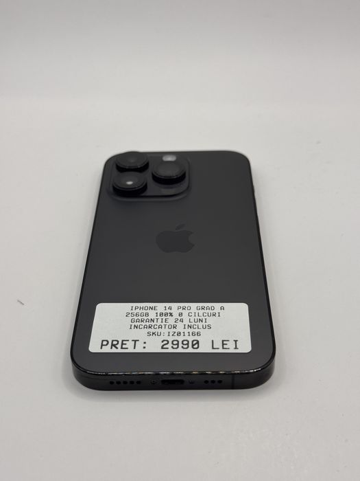 Iphone 14 Pro 256GB 100% Grad A Garantie 24 luni - zonemag.ro