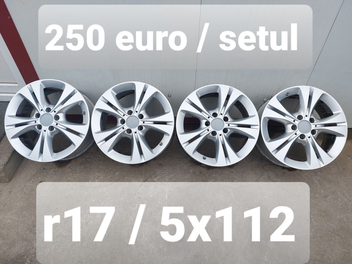 Jante aluminiu originale r17 / Mercedes Vw Audi Skoda Seat / 5x112