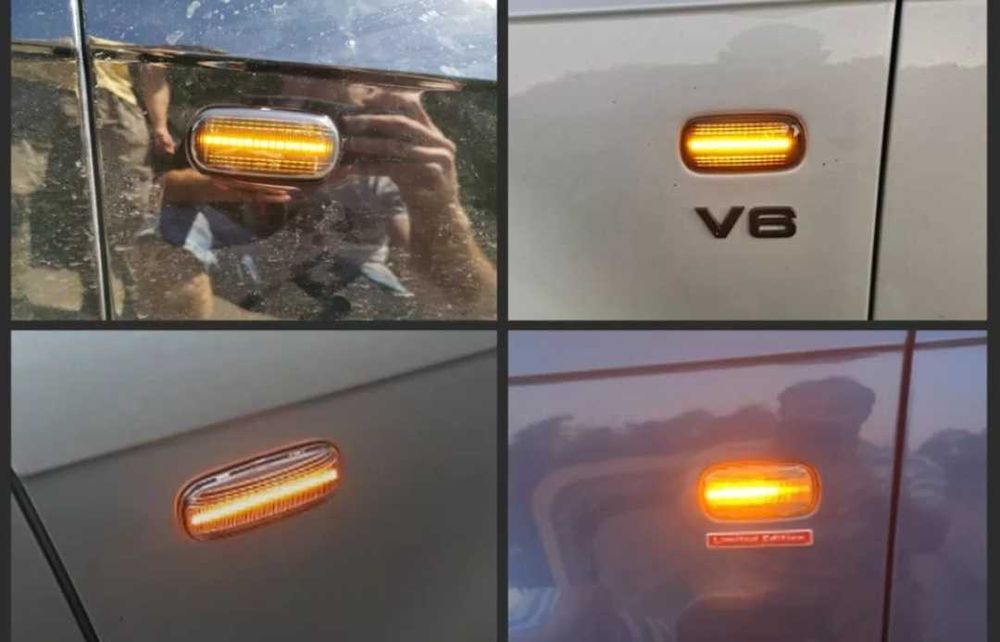 Бягащи мигачи динамични тип Dynamic LED Audi Ауди динамик лед дайнамик