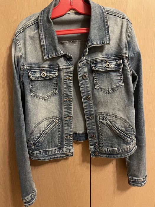 Дамско дънково яке размер S