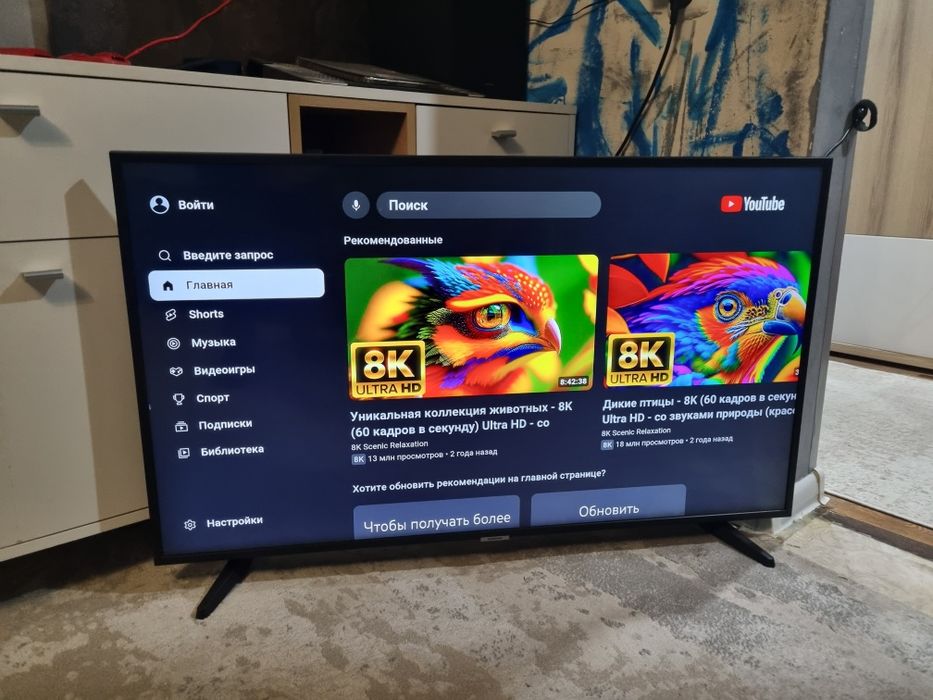 Samsung 4k UHD телевизор смарт та, Smart tv, Самсунг, 43 дюйма, Ютуб