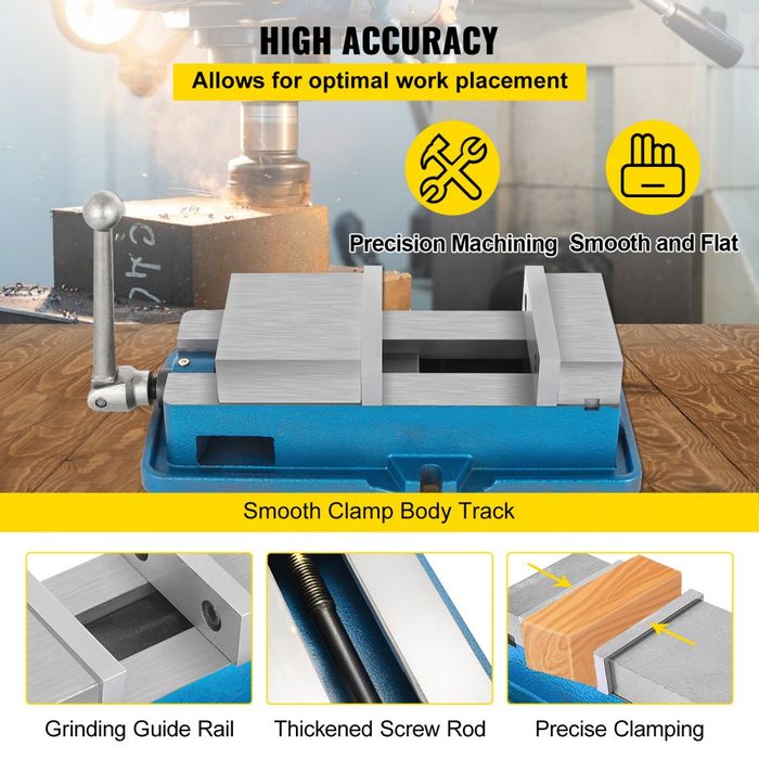 Menghină Super-Lock 125mm pentru CNC, 24KN
