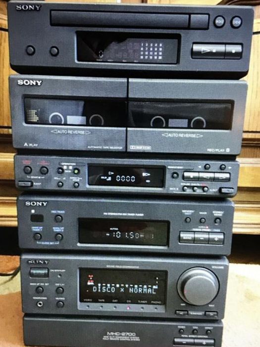 Mini-Sistem audio RETRO, MHC-2700, original-Sony, superb/recondiționat