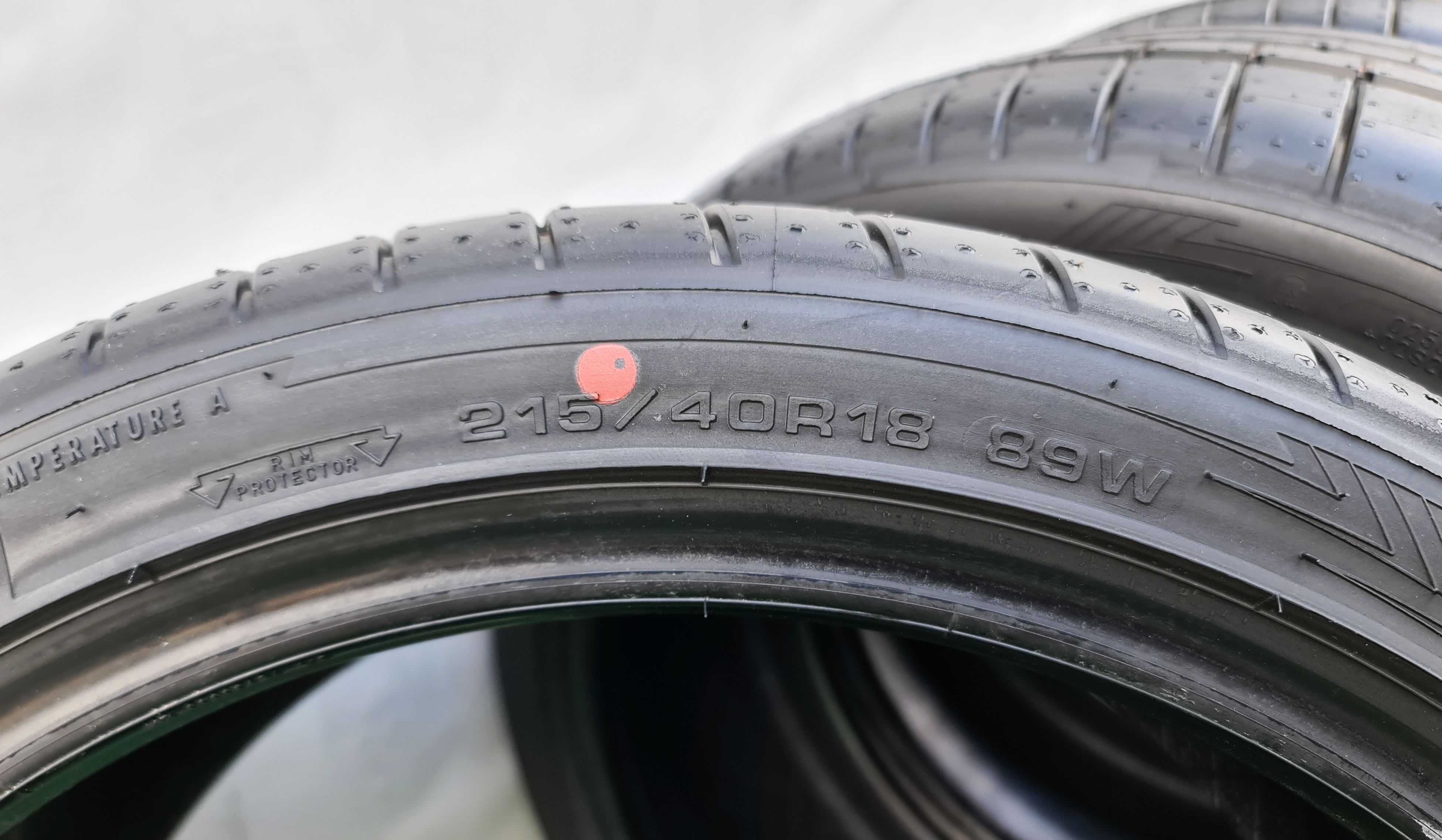 4бр. 215/40/18 DUNLOP Sport Maxx RT2 - летни