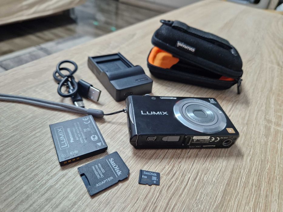 Aparat foto digital Panasonic DMC-FS16,14MP,negru,8GB,impcabil !