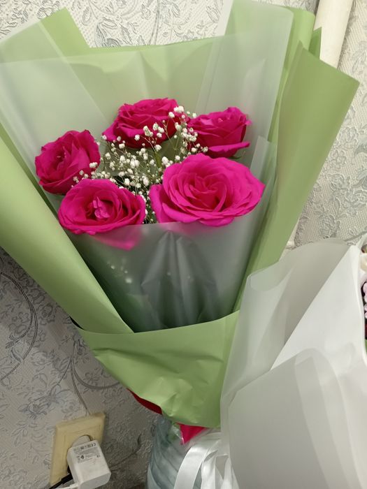 Свежие цветы.                                                        .