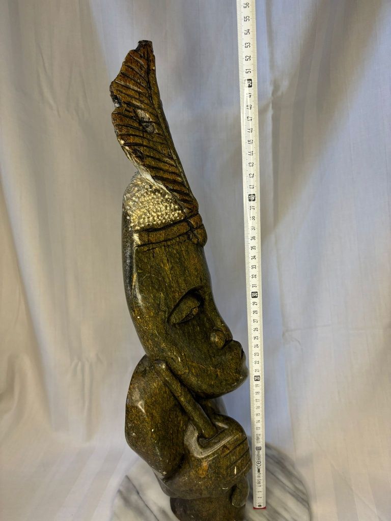 Antic statueta africana serpentin